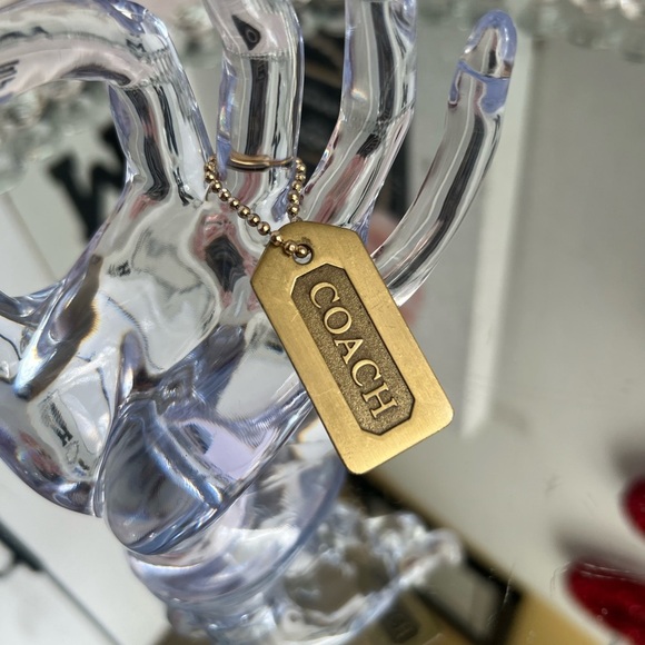 Coach Gold Pendant Necklace - Picture 1 of 5